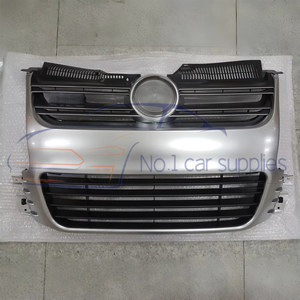 Ensemble de calandre avant ABS pour <span class=keywords><strong>Golf</strong></span> <span class=keywords><strong>5</strong></span> <span class=keywords><strong>R32</strong></span> 2005-2010 Noir Chrome Style Racing Kit Carrosserie - Product Image 4