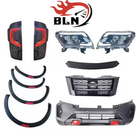 Kit de Carrocería BLN Offroad para Nissan Navara NP300 2016-2019, Conversión a 2021, Kit Completo de Modificación de Luces Delanteras y Traseras