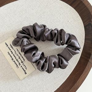 Bandeau plissé en satin coréen, haute élasticité, sans couture, pour queue de cheval - Product Image 5