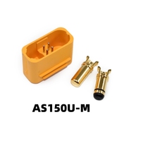 Modules d'entrée d'alimentation étanches en laiton série AS150U-F/M AS150UPB-M, connecteurs mâles/femelles, broches de signal anti-étincelles pour courants élevés