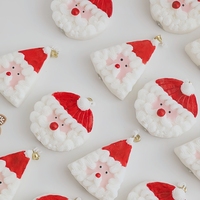 Nouvelle Bougie Parfumée Père Noël 2026 avec Cloche, Forme 3D, Parfum Gâteau, dans Boîte Colorée, Accessoire pour Fête de Noël