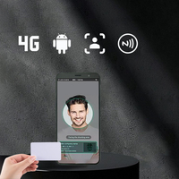 Dispositivo Móvil Portátil con Batería, Android 4G WiFi, Reconocimiento Facial, Conteo de Personas, para Obras de Construcción
