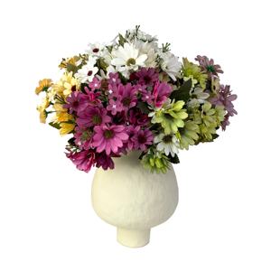 باقة زهور عباد الشمس الصغيرة لتزيين الحدائق والمنازل والنوافذ، زهور اصطناعية بالجملة - Product Image 5