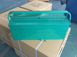 CE 21'' 3 Tiers <strong>Cantilever</strong> <strong>Tool</strong> <strong>Box</strong> Portable Steel Chest Hand <strong>Tool</strong> Set Organizer Metal Toolbox - Product Image 3