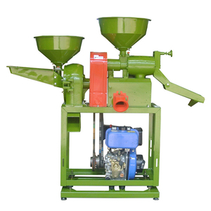 Pequeño molino de arroz multifunción combinado con máquina trituradora Máquina integrada Uso popular en el hogar y la granja con motor de gasolina - Product Image 5