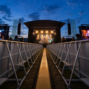 Reinforced Welded Steel Crowd Barrier, Stackable Connected Event Barricade, Thickened Pipe Anti-Corrosion <b>Temporary</b> Pedestrian - Product Image 6