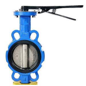 कयोग्य हैंडल मैनुअल तितली वाल्व pn16 dn200 कच्चा लोहा औद्योगिक जल नियंत्रण के लिए - Product Image 2