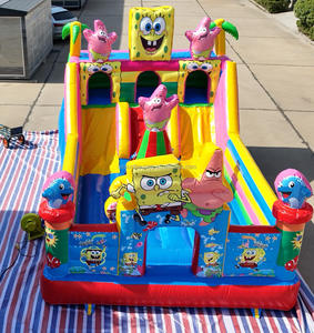 <span class=keywords><strong>Castillo</strong></span> Inflable Comercial de <span class=keywords><strong>Bob</strong></span> <span class=keywords><strong>Esponja</strong></span>, <span class=keywords><strong>Castillo</strong></span> Inflable de PVC Resistente para Fiestas, Alquiler para Eventos al Aire Libre, 4*7m - Product Image 6