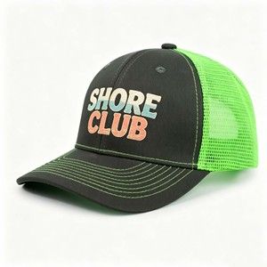 Gorra Trucker de Malla de 6 Paneles Personalizada de Alta Calidad con Logotipo Propio, Gorra Trucker con Diseño de Animal, Gorras de Béisbol Trucker de Dos Tonos - Product Image 3