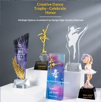 Cérémonie de remise des prix d'entreprise, souvenir d'entreprise, base en bois de hêtre, impression UV couleur intégrale, logo personnalisé, trophée en verre carré, trophée en bois