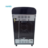 Cuisinière à gaz Xunda à quatre brûleurs avec four intégré, multifonctionnelle deux-en-un, cuisinière à gaz électrique et à gaz avec four