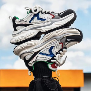 Nouvelles chaussures de sport respirantes et amortissantes pour homme, tendance, à semelle épaisse, pour l'automne et l'été, avec antidérapant - Product Image 1