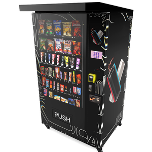 Zhongda kinh doanh ngoài trời tự phục vụ máy bán hàng tự động tự động đồ uống lạnh và đồ ăn nhẹ máy bán hàng tự động với xác minh tuổi - Product Image 2