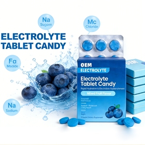 Comprimés et bonbons électrolytiques : Réapprovisionnement rapide en électrolytes, prévient les crampes musculaires, soulage les douleurs physiques - Product Image 1