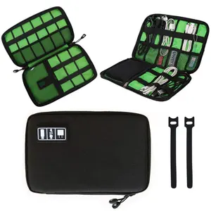 OEM acceptable cable organizer bag portable multifunctional digital storage pouch usb charger earphone storge cable bag