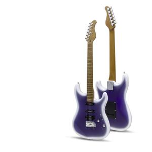 Guitarra Eléctrica ST de 39 Pulgadas con Pastillas HSS, Instrumento de Madera Sólida para Rock, Guitarra Eléctrica de Nivel Inicial para Principiantes - Product Image 6