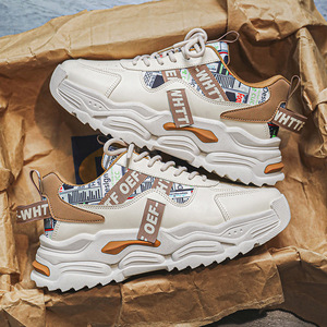 Zapatillas de Hombre con Cordones Marca Tide 2026, Nuevas Zapatillas Deportivas de Primavera y Otoño, Transpirables, Antideslizantes, con Suela Gruesa, Estilo Casual - Product Image 2