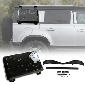 Caja de Almacenamiento Lateral para Equipaje, Portaequipajes de Techo para <span class=keywords><strong>Land</strong></span> <span class=keywords><strong>Rover</strong></span> <span class=keywords><strong>Defender</strong></span> 2020 2021 <span class=keywords><strong>2022</strong></span>, Cajas de Techo, Accesorios para Rieles de Escalera - Product Image 2