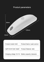 Nouveau canon laser rechargeable monté sur véhicule voyant d'avertissement état de la voiture Modification du toit automobile lumière laser