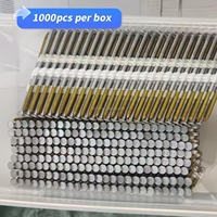 Collated Nails 3 Inch 21 Degree 75mm Smooth Shank Plastic Collated Strip Steel Nails Framing Nail