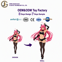 Anime-Mädchen-Figur mit Rosa Haaren aus ABS-Kunststoff, Sammlerstück-Statue im Bikini-Stil, Deko für Schreibtisch, Geschenk ab 14 Jahren