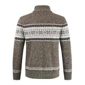 ODM/OEM <strong>Men</strong> Sweater Supplier Male Knit <strong>Cardigan</strong> Computerize Knitting Long Sleeve Stand Neck Zipper up Sweater <strong>Cardigan</strong> for <strong>Men</strong> - Product Image 6
