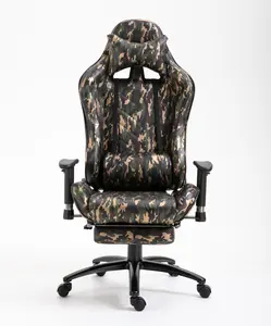 Bán sỉ chơi game ghế chàng trai-Anji Gaming Chair Customized ODM Cổ Điển Ngụy Trang Thiết Kế PC Đua Ghế Gamer Cho Boy Gamer
