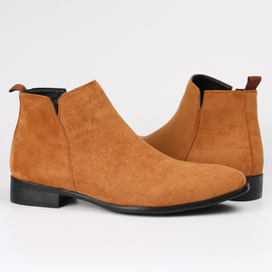 YB922-7 prix de gros bon marché chaussures grande taille bottes <span class=keywords><strong>chelsea</strong></span> bottines en daim - Product Image 4