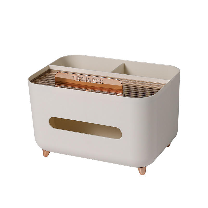 Nouvelle boîte à mouchoirs de bureau - Blanc crème