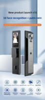 Serrure Intelligente S15 avec Reconnaissance Faciale, Empreinte Digitale, Interphone Vidéo, Mémoire Cloud, Carte SD, Application Tuya/GPRS, en Alliage d'Aluminium