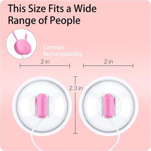 ร้อนญี่ปุ่นเซ็กซี่สาวใหญ่นวดหน้าอกสั่นจุกนมC Lampsดูดกระตุ้นนวดหน้าอกสําหรับผู้หญิง - Product Image 5