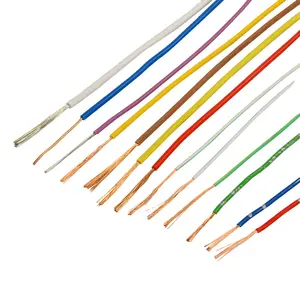 Cable eléctrico con revestimiento de PVC, Cable blindado UL 1007 16-24AWG, Cables de alimentación para ordenador