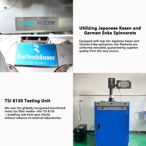 ผ้ากรองนอนวูฟเวน KP100 N99 N95เกรดทางการแพทย์ผ้าโพรพิลีนละลายแบบเป่าไม่ทอสำหรับเครื่องช่วยหายใจอนุภาค - Product Image 4