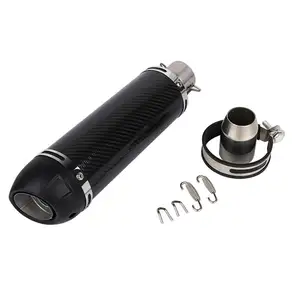 High quality universal motorcycle Lengthen carbon fiber motorcycle muffler motorcycle exhaust parts