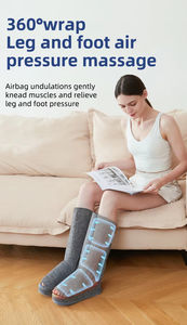 Máquina de Compresión de Piernas Completa, Masajeador Inalámbrico de Pies y Piernas, Masajeador de Pantorrillas con Circulación Sanguínea por Aire, Bota de Masaje con Calor - Product Image 3