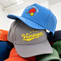 Gorras de Papá Personalizadas con Logotipo Bordado, de Alta Calidad, Impermeables, de Secado Rápido, al por Mayor, Gorras Trucker de 5 Paneles con Malla Perforada y Cierre a Presión