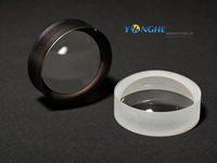 Lentille optique en forme de croissant, lentille d'imagerie de vision nocturne, accessoires de lentilles pour équipement de test, lentille en verre optique