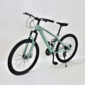 DAURADA Bicicletta da Montagna <span class=keywords><strong>26</strong></span> Pollici con Nuovo Sistema di Ammortizzazione, Cambio a Velocità Variabile, Freno a Disco, Forcella in Acciaio, Cerchio in Carbonio per Adolescenti - Product Image 1