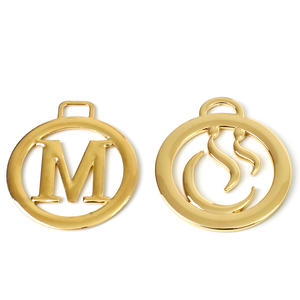 Bolso clásico de mujer de alta calidad, placa de logotipo personalizado ahuecado para bolso, logotipo grabado personalizado, letras de <span class=keywords><strong>Metal</strong></span> de una placa de alfabeto - Product Image 2