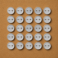 300 Set Perlengkapan Pembuat Tombol 32mm/1.25 Lengkap DIY Tombol Kustom Badge Penutup Resin Bagian Belakang Film Transparan Pembuat Pin Badge