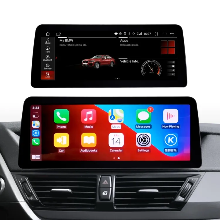 12.3 "pollici 8 CORE 6 + 128 Android 11 autoradio Audio multimediale lettore DVD GPS per BMW X1 E84 2009-2015 con WIFI CARPLAY 4G