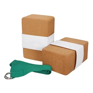 Harbour Personalizzato Esercizio di Fitness Eco Cork Yoga Block Set