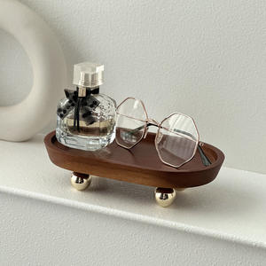 Plateau <span class=keywords><strong>de</strong></span> fruits irrégulier avec socle <span class=keywords><strong>en</strong></span> <span class=keywords><strong>bois</strong></span>, plateau haut <span class=keywords><strong>en</strong></span> <span class=keywords><strong>bois</strong></span> <span class=keywords><strong>de</strong></span> style chinois, plateau <span class=keywords><strong>de</strong></span> rangement pour la maison - Product Image 4