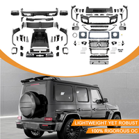 Pare-chocs de voiture en fibre de carbone sèche W465/W464 Mise à niveau vers le kit carrosserie de style B pour Mercedes-Benz Classe G W464 W465 Kit carrosserie