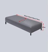 Canapé d'attente commercial de luxe léger de haute qualité HESHINE H269166 compact et étroit pour zones de repos, salons de coiffure, magasins de vêtements