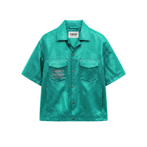 เสื้อแจ็คเก็ตหนัง PU ปี 2026 แบบสั่งทำพิเศษ OEM/ODM พร้อมโลโก้ พิมพ์ลายกราฟิก กันน้ำ ระบายอากาศได้ดี มีฮู้ด แขนยาว ไซส์ใหญ่ ปิดด้วยซิป - Product Image 6