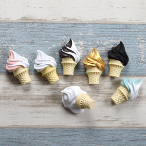 Arte Ming simulazione cibo cono gelato adesivo frigorifero in resina magnete per telefono cellulare accessori - Product Image 2