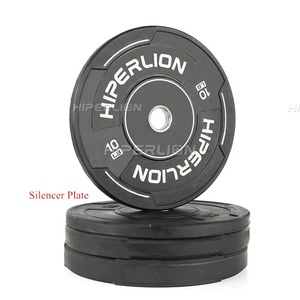 45lb trọng lượng miễn phí 20kg tạ Trung Quốc Kilo tùy chỉnh Đen lbs trọng lượng cao su Bumper tấm trong pounds - Product Image 2