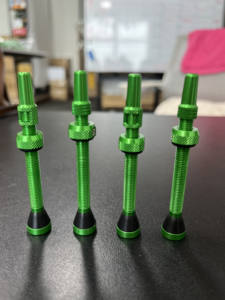 Valve sans chambre à air verte pour vélo <span class=keywords><strong>VTT</strong></span>, <span class=keywords><strong>tige</strong></span> en alliage d'aluminium 34/40/44/46/50/55/60/70/80/100 mm, accessoires pour roues et pneus <span class=keywords><strong>de</strong></span> vélo - Product Image 5