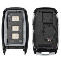 Coque de clé télécommande intelligente 3 boutons avec petite capuchon de clé pour voiture